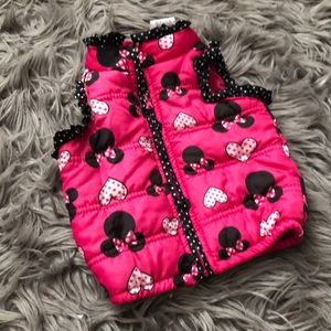 Minnie puffer vest 12m